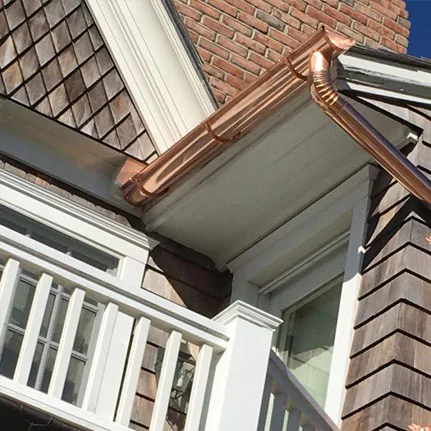 copper gutter installation East Rockaway ny